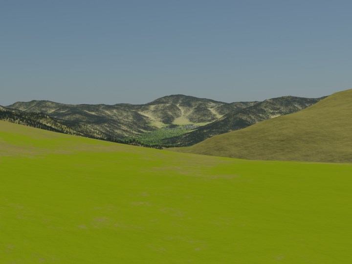 Blackhole Landscape Render